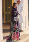 YAZMIN Festive Embroidered Lawn Dress with Digital Printed Pure Tissue Silk Dupatta from ELAF's "ELAF EID EDIT" 2024 Collection.